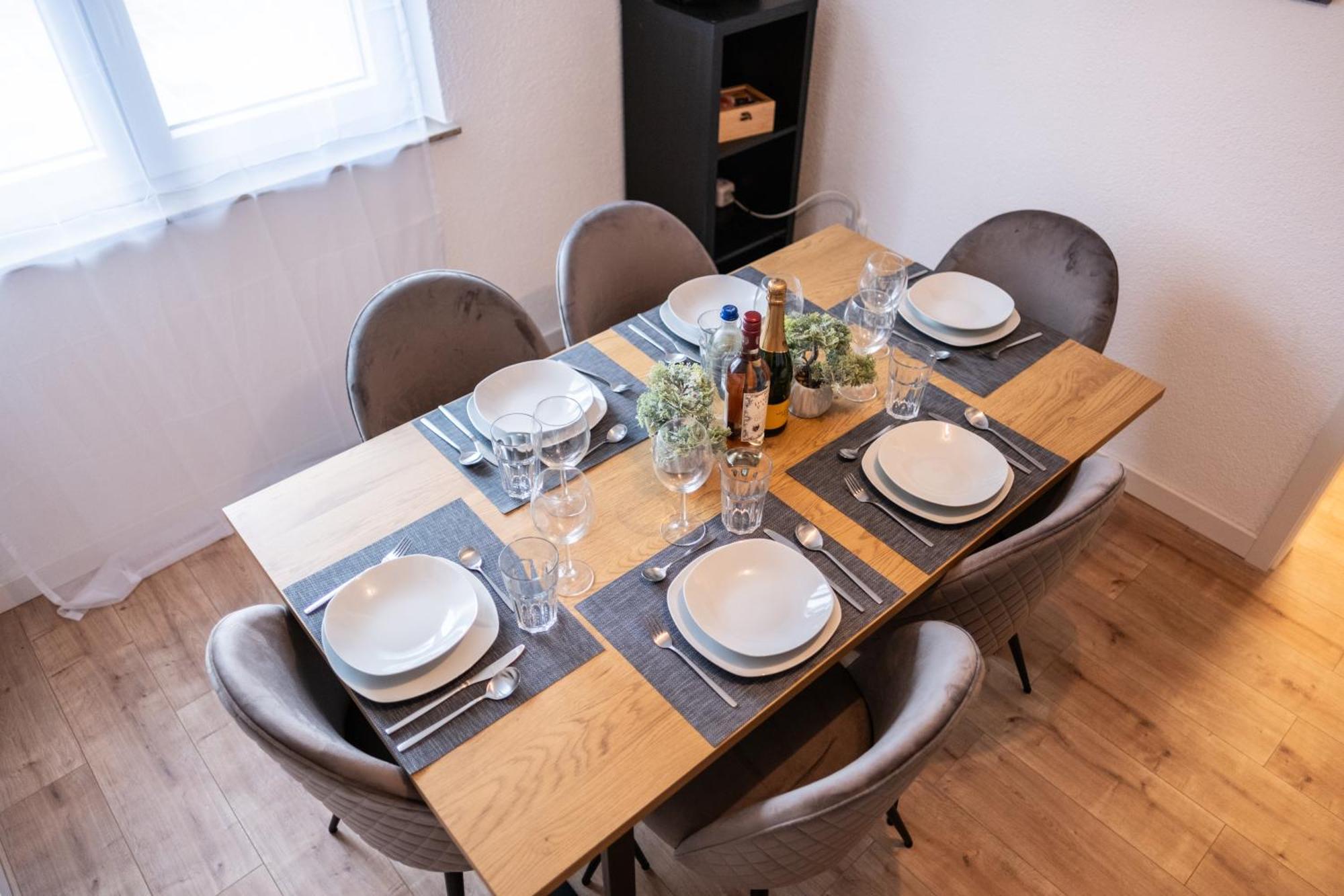Klassen Apartments! Stadtnahes Ferienhaus* Mit Terrasse In Aulendorf * Fuer 6-8 Personen Εξωτερικό φωτογραφία
